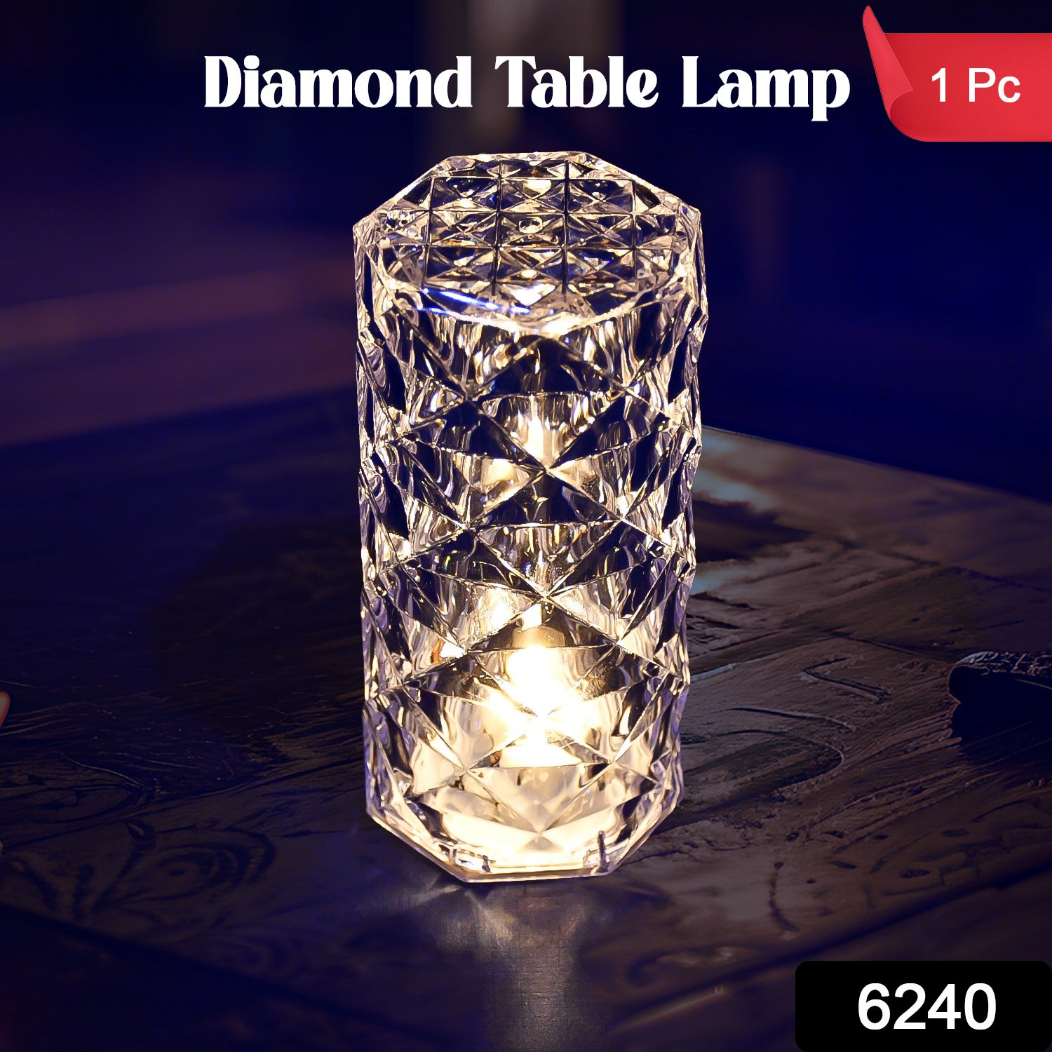 6240 Diamond Table Lamp  Candles For Home Decoration Crystal Candle Lights 6240 Diamond Table Lamp  Candles For Home Decoration Crystal Candle Lights